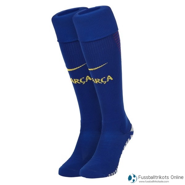 Barcelona Socken Heim 2017-18 Fussballtrikots Günstig